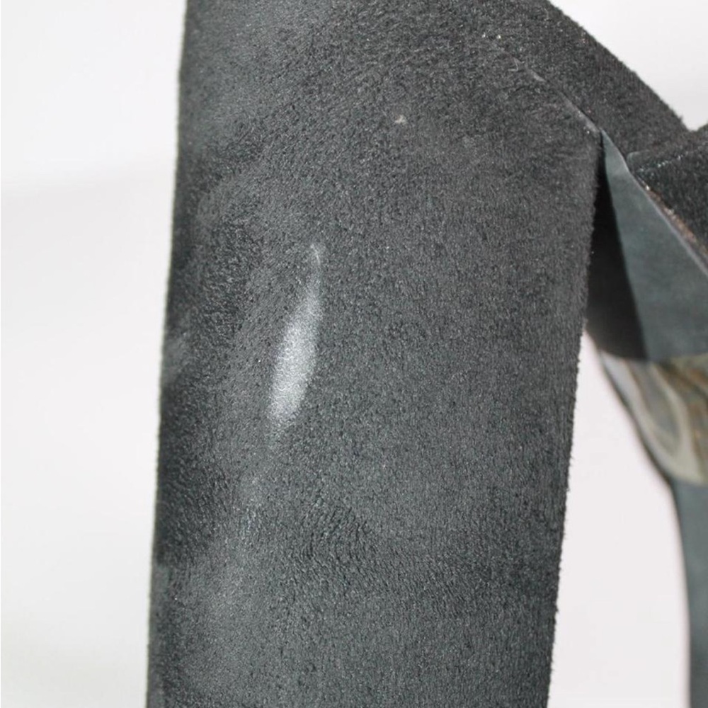 Lulu's Black Suede Platform Mule Sandals - Picture 5 of 5